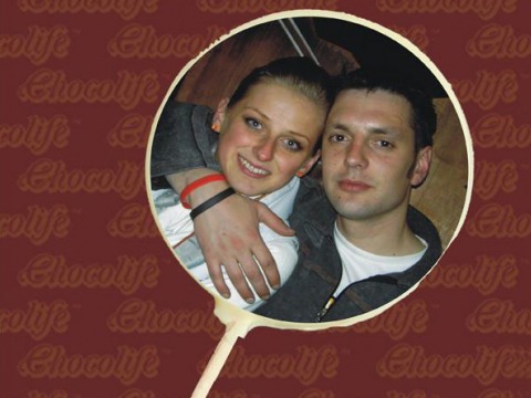 Šokoladukas ant pagaliuko didelis